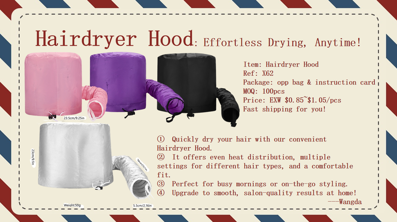 hooded hair dryer